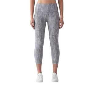 Lululemon Wunder Under Crop Hi-Rise 21" Grey